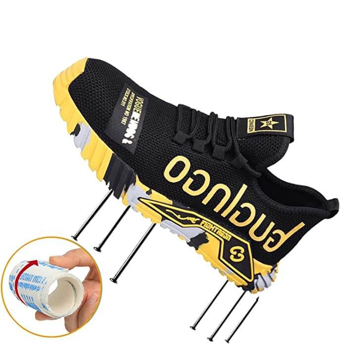 Heren Veiligheidsschoenen Sportieve Werkschoenen met Stalen Neus voor Bouw en Outdoor