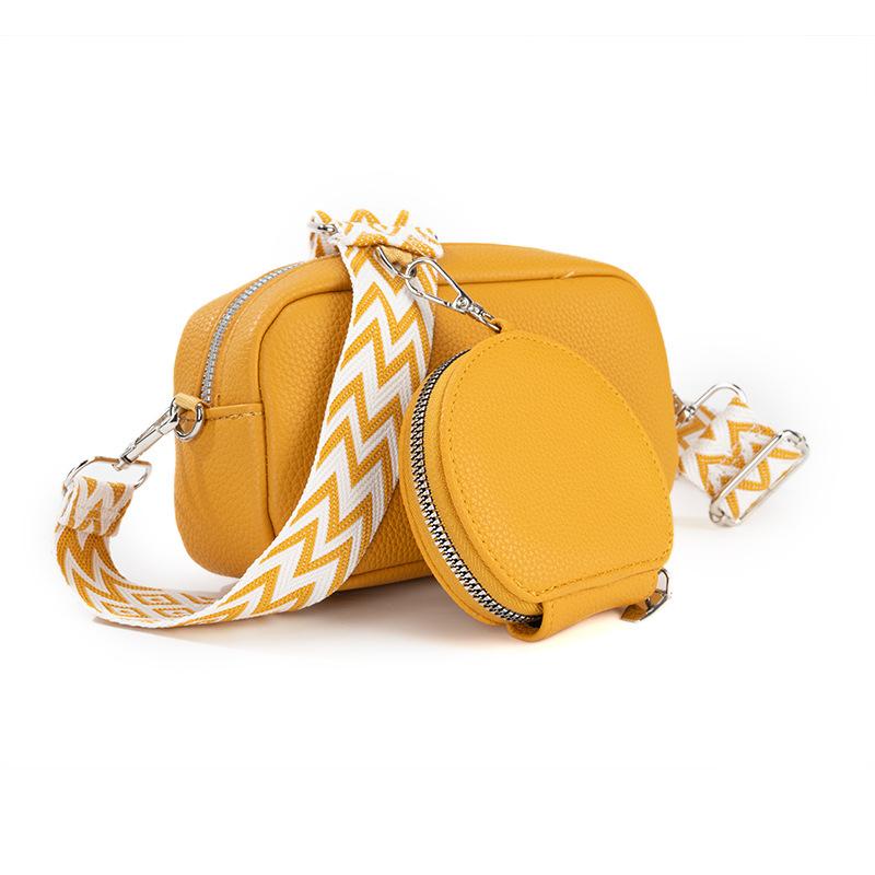 Dames crossbody schoudertas met brede band – Modieus en praktisch voor dagelijks gebruik