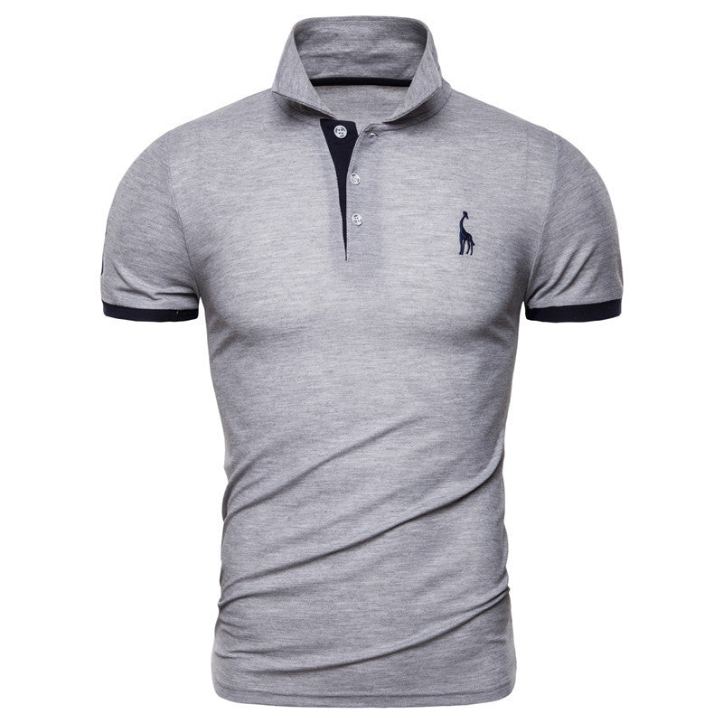 Dennis – Slim Fit Poloshirt met Sportieve Elegantie en Contrastdetails