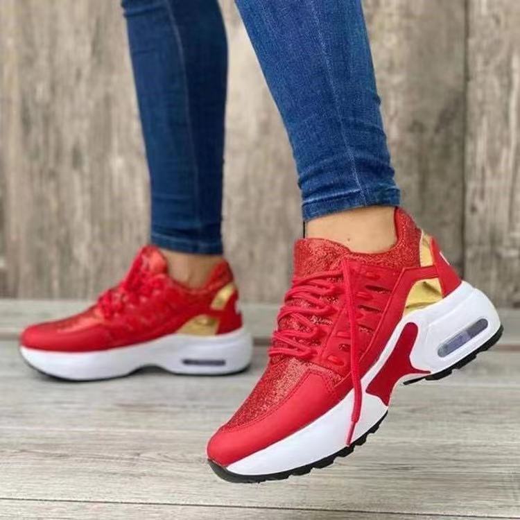 Linda – Casual Sneakers met Mesh en Veters