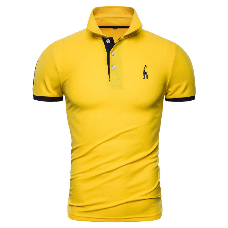 Dennis – Slim Fit Poloshirt met Sportieve Elegantie en Contrastdetails