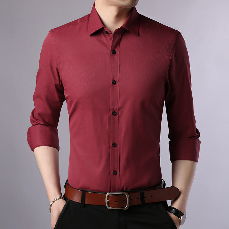 Victor – Stijlvol Slim Fit Katoenen Overhemd voor Heren