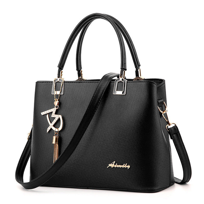 Dames Elegante Handtas met Schouderriem en Luxe Hanger