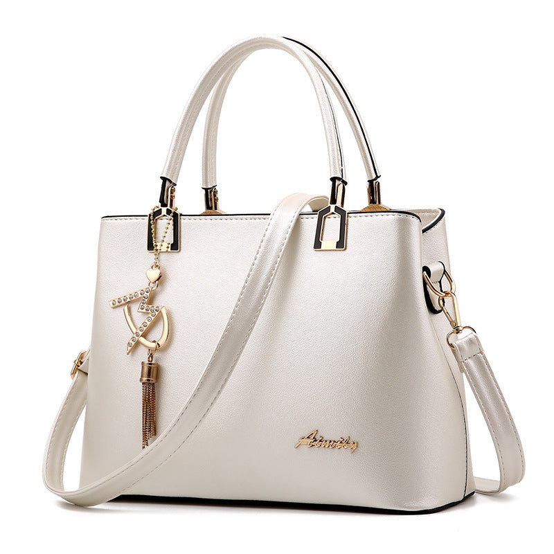 Dames Elegante Handtas met Schouderriem en Luxe Hanger