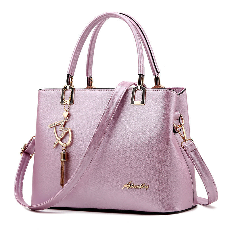 Dames Elegante Handtas met Schouderriem en Luxe Hanger