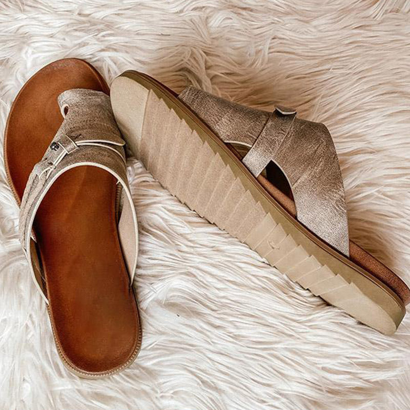 Amanda – Casuale Lage Hakken Europese En Amerikaanse Slippers Fashion
