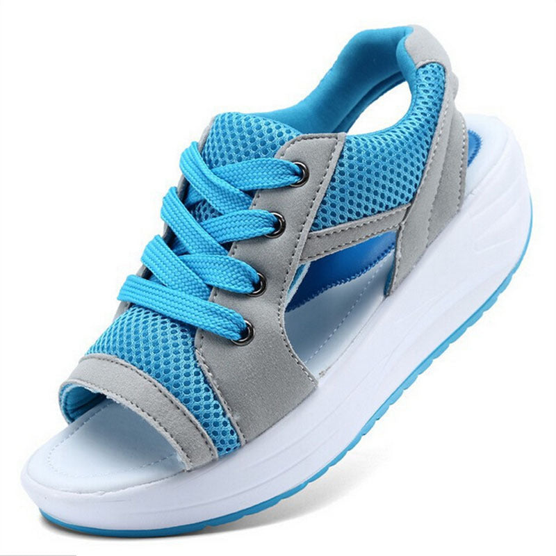 Janet – Sportieve Open Sneaker Sandalen – Ademend Mesh en Comfortabele Zool