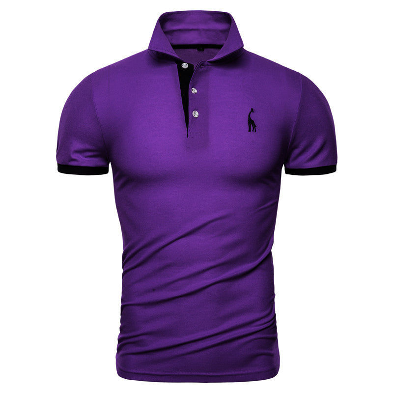 Dennis – Slim Fit Poloshirt met Sportieve Elegantie en Contrastdetails