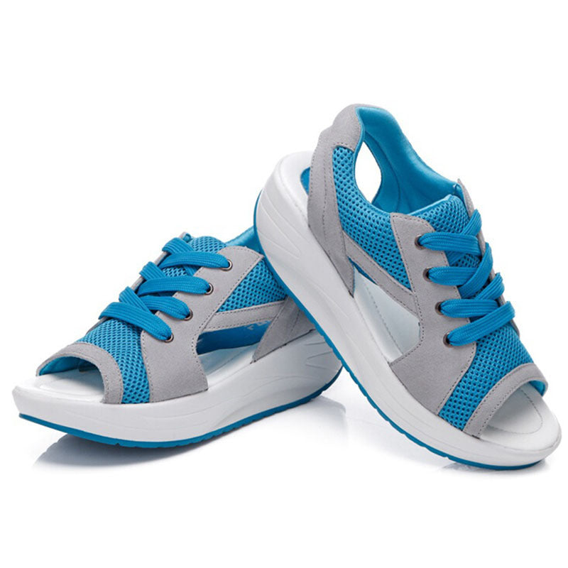 Janet – Sportieve Open Sneaker Sandalen – Ademend Mesh en Comfortabele Zool