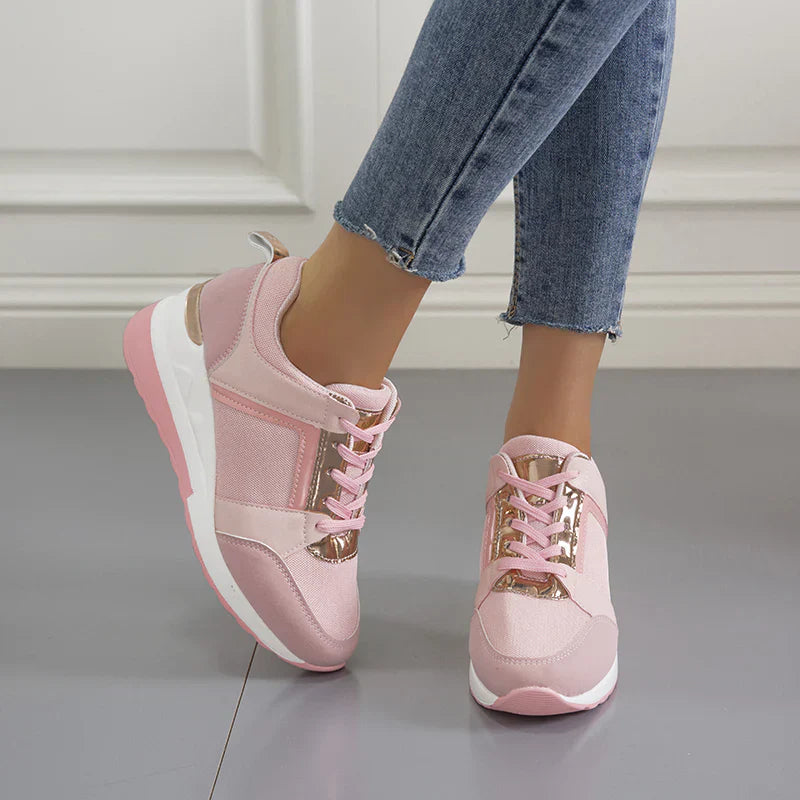 Dames Orthopedische Sneakers met Sleehak – Comfort & Stijl voor Dagelijks Gebruik