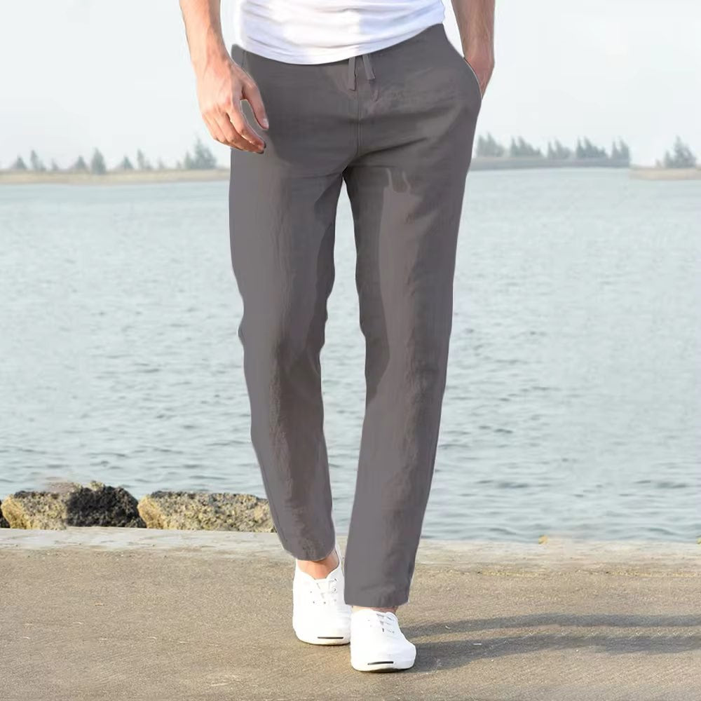 Heren Casual Zomerbroek met Relaxte Pasvorm – Perfect voor Vakantie of Vrije Tijd