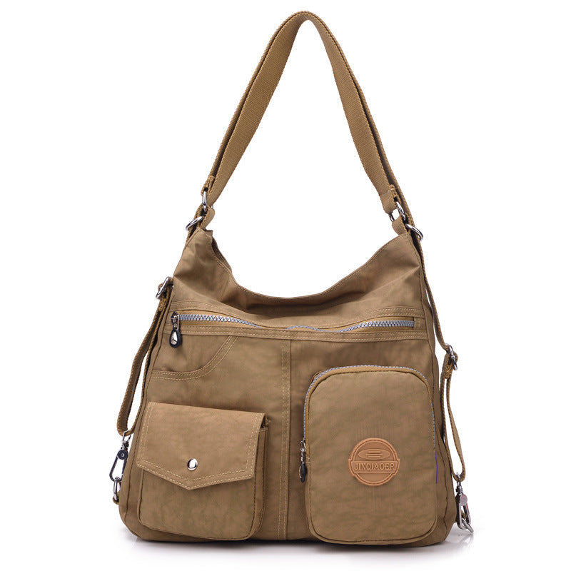 Ruth – Luxe Waterdichte Nylon Schoudertas met Grote Capaciteit