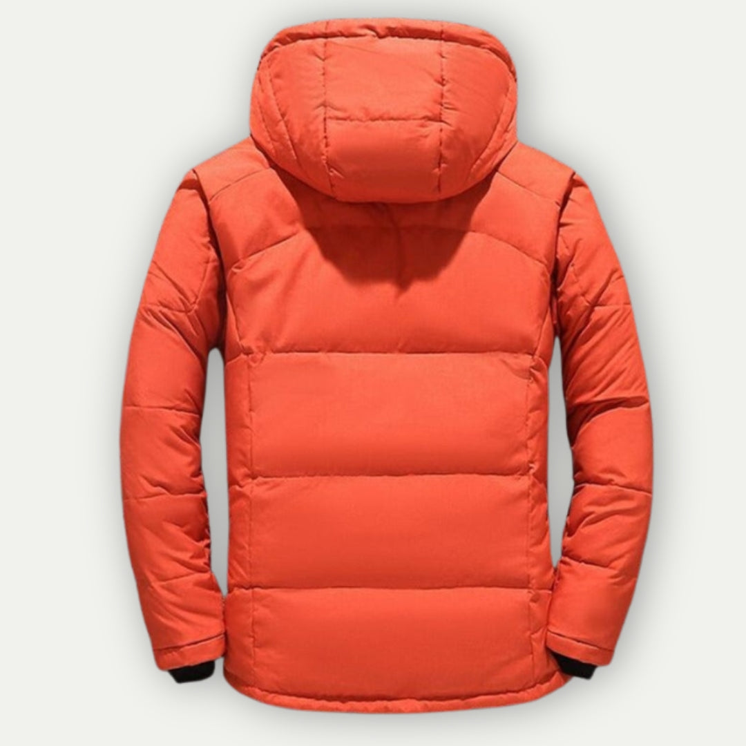 Heren Winterjas Gewatteerd – Sportief & Functioneel Outdoorjack voor Koude Dagen