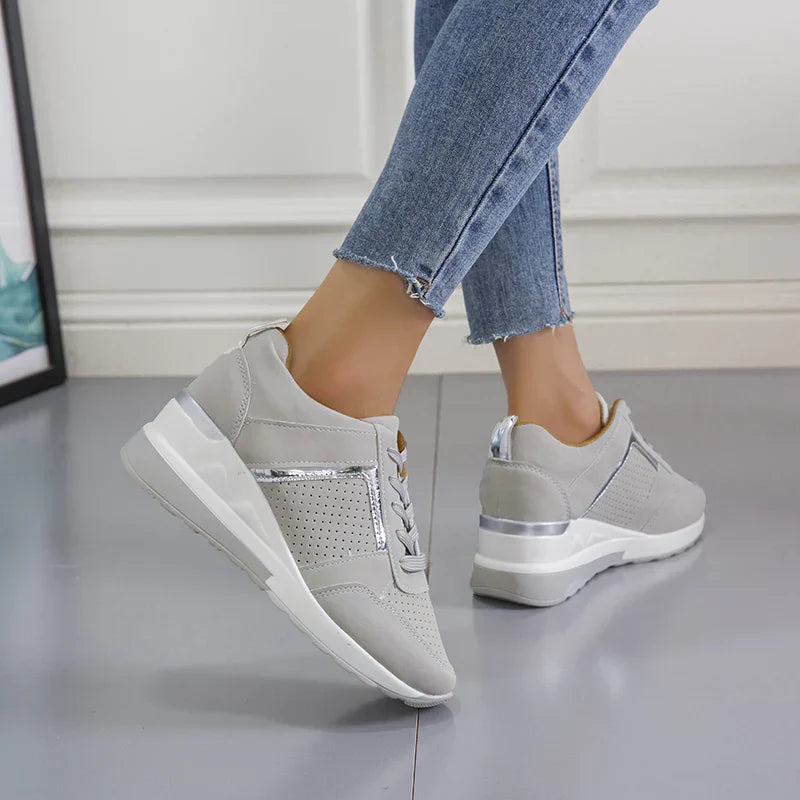 Dames Orthopedische Sneakers met Sleehak – Comfort & Stijl voor Dagelijks Gebruik