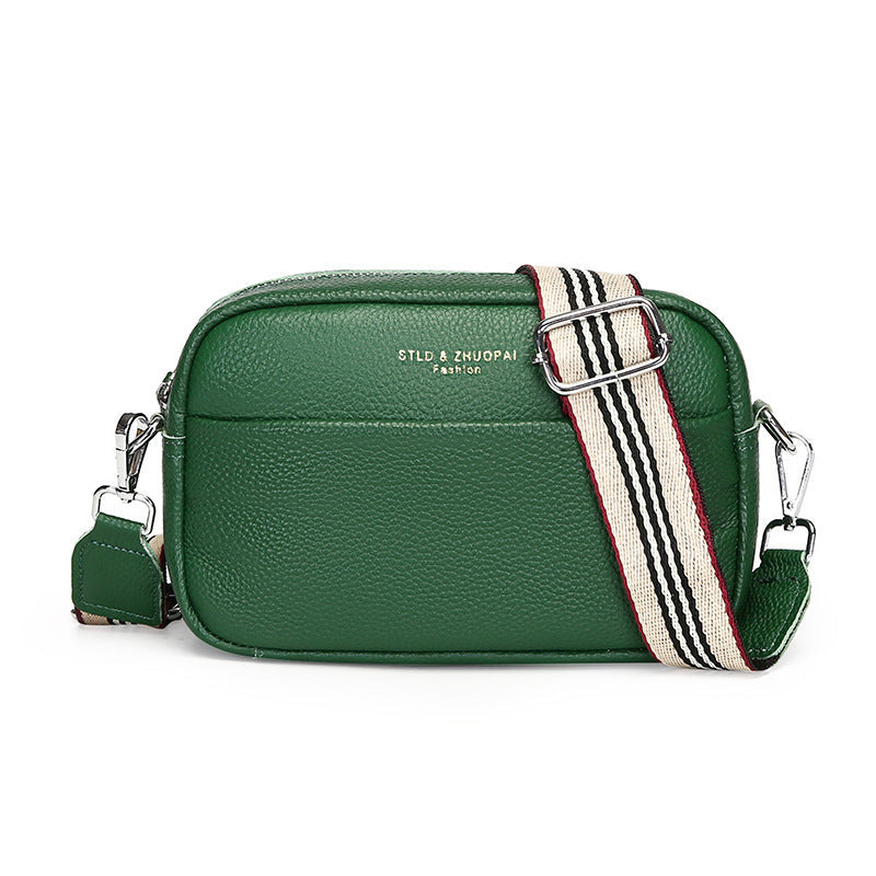 Dames crossbody schoudertas met brede band – Modieus en praktisch voor dagelijks gebruik