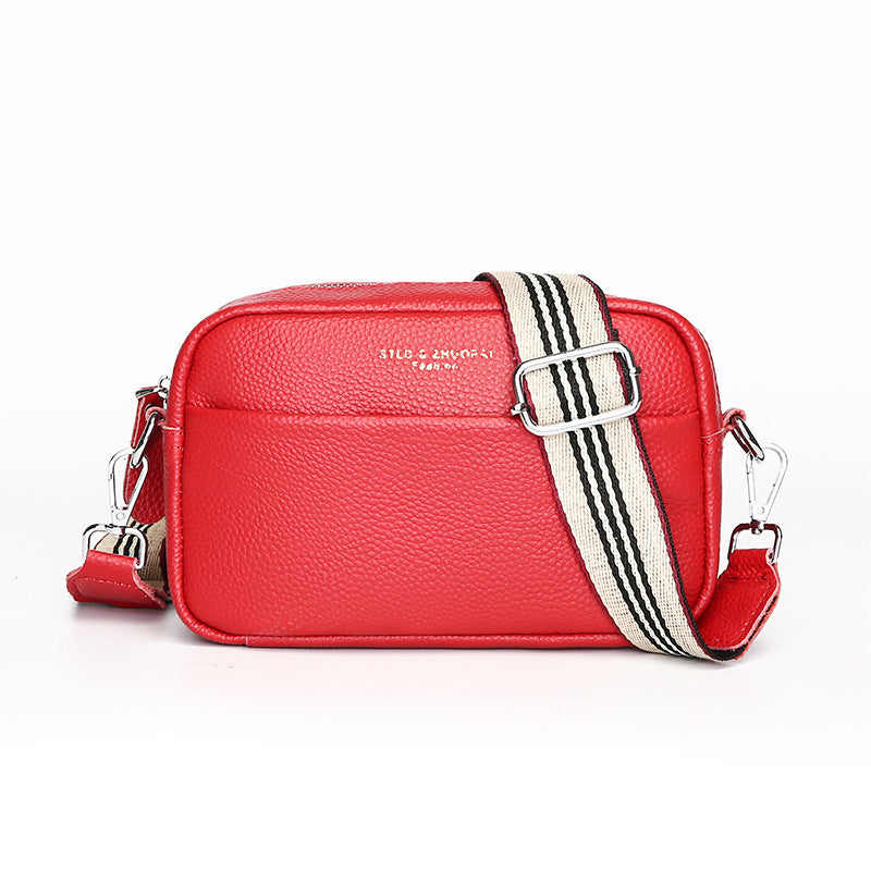 Dames crossbody schoudertas met brede band – Modieus en praktisch voor dagelijks gebruik
