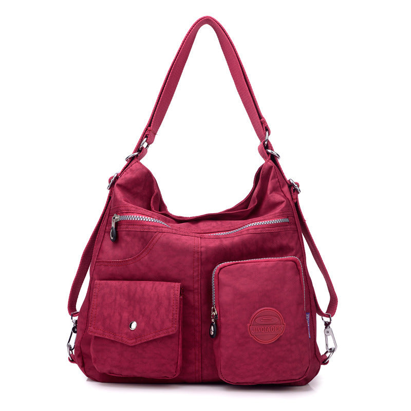Ruth – Luxe Waterdichte Nylon Schoudertas met Grote Capaciteit