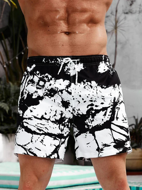 Heren Zwemshort met Streeppatroon – Comfortabele Strandshort voor Zomer en Vakantie