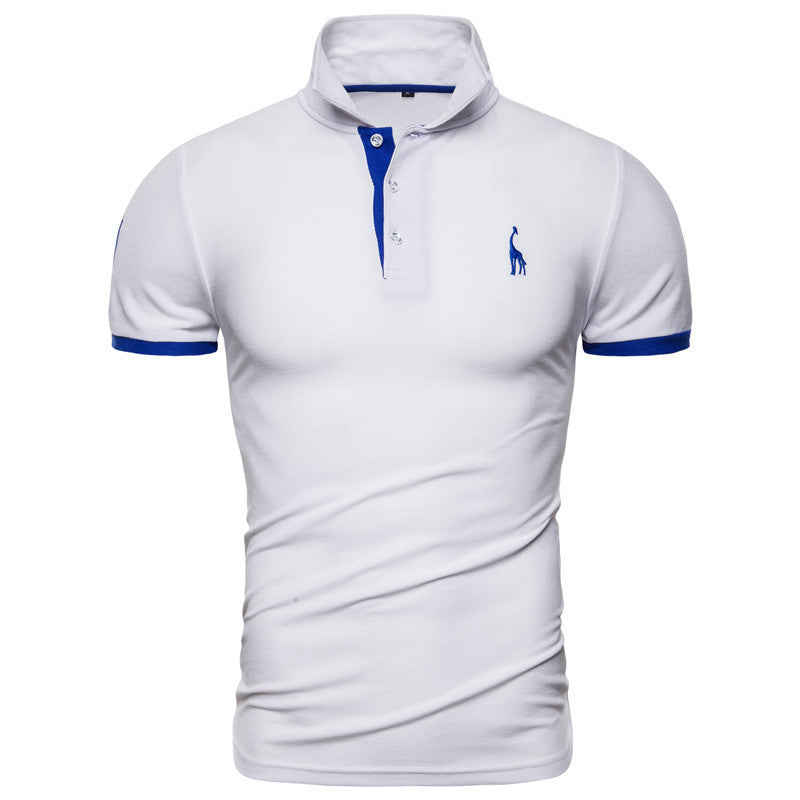 Dennis – Slim Fit Poloshirt met Sportieve Elegantie en Contrastdetails