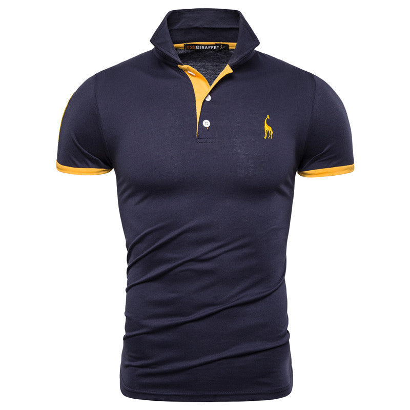 Dennis – Slim Fit Poloshirt met Sportieve Elegantie en Contrastdetails