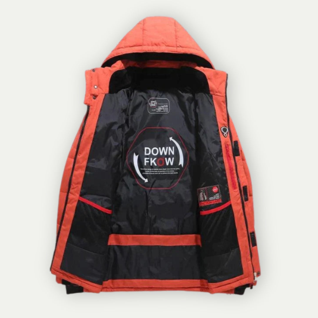 Heren Winterjas Gewatteerd – Sportief & Functioneel Outdoorjack voor Koude Dagen