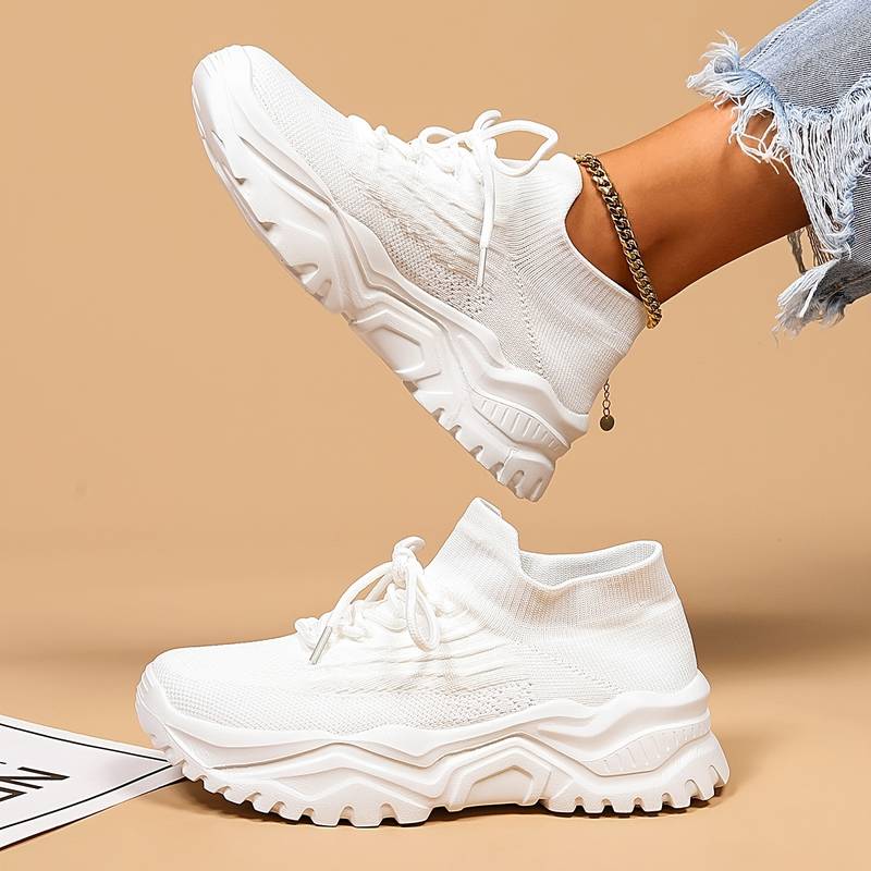 Dames Sneakers met Geavanceerde Orthopedische Zool en Schokdemping – Comfortabele Wandelschoenen voor Dagelijks Gebruik
