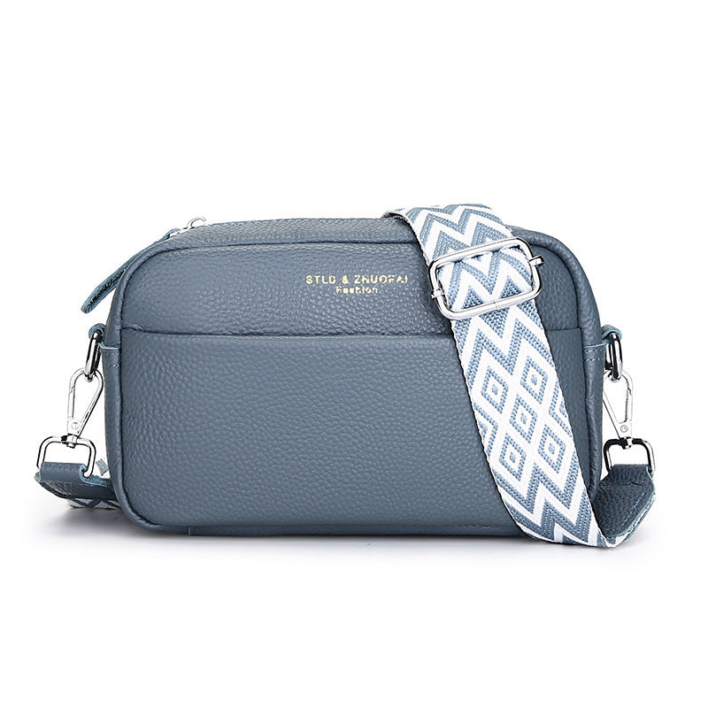 Dames crossbody schoudertas met brede band – Modieus en praktisch voor dagelijks gebruik