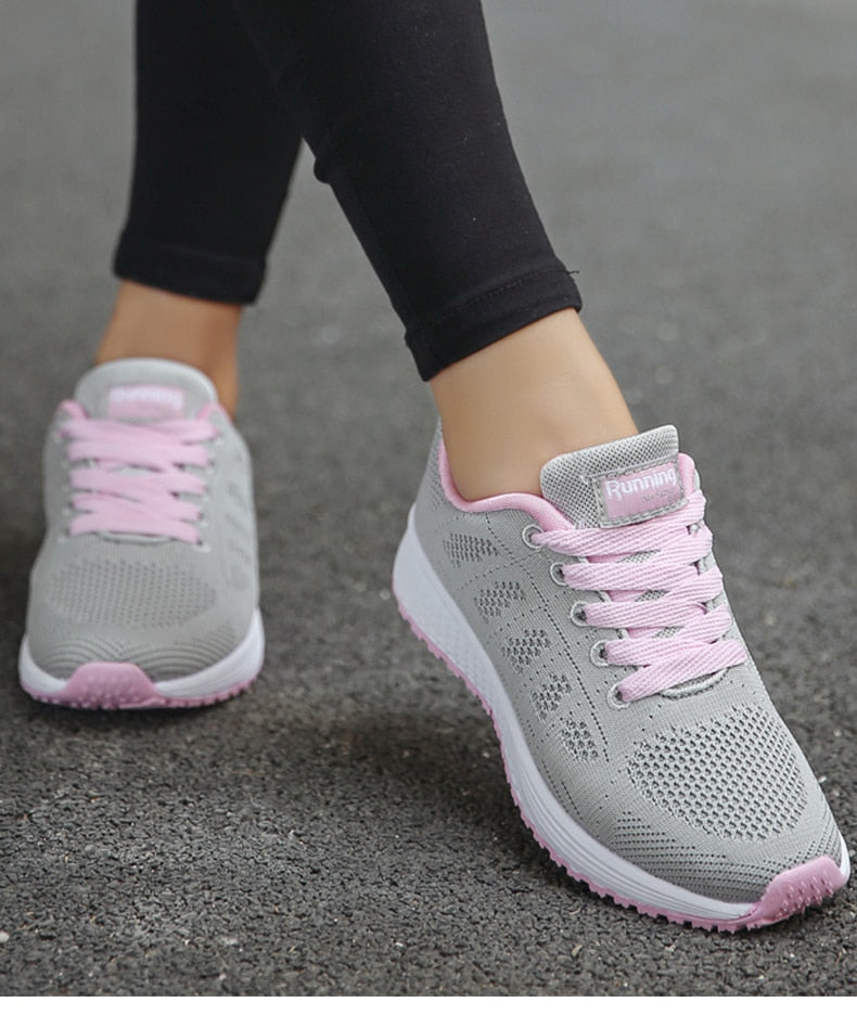 Dames Sportieve Sneakers voor Hardlopen en Dagelijks Gebruik