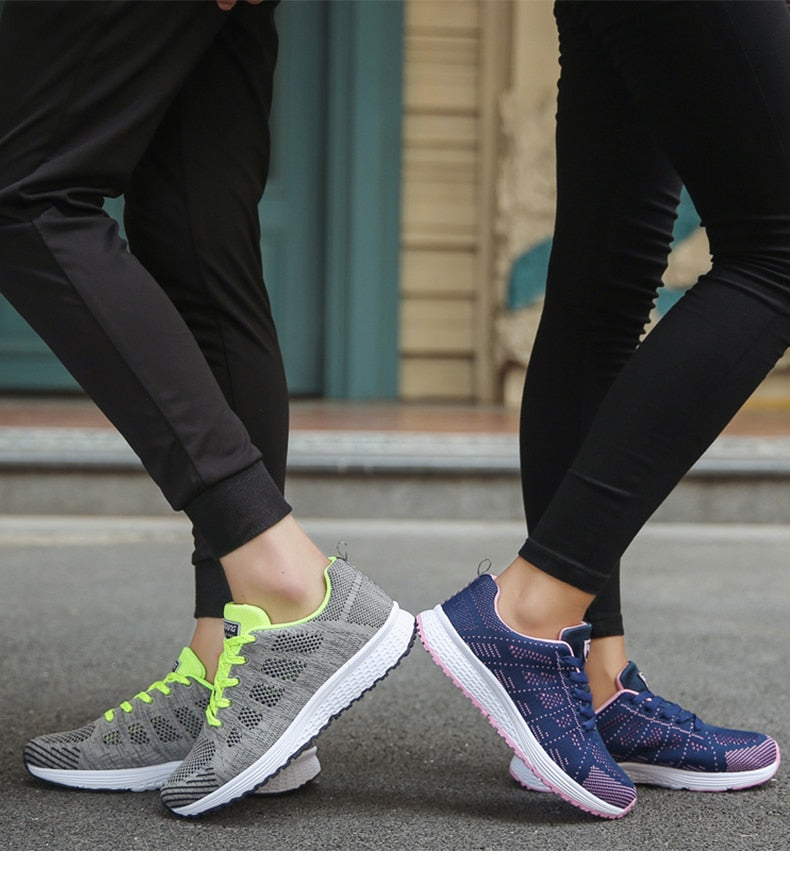 Dames Sportieve Sneakers voor Hardlopen en Dagelijks Gebruik