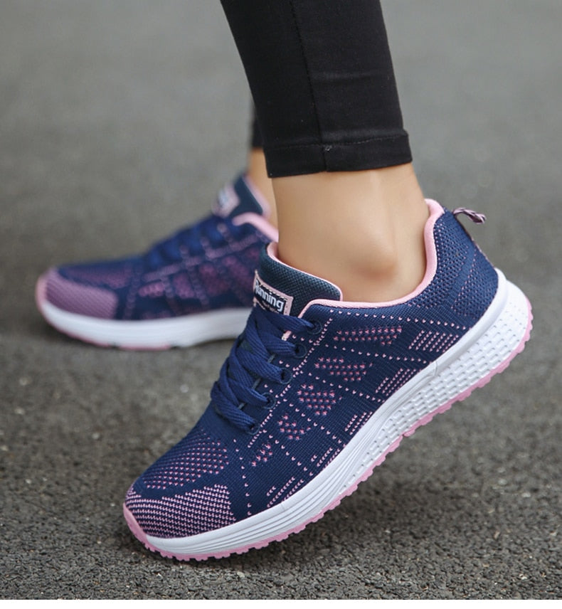 Dames Sportieve Sneakers voor Hardlopen en Dagelijks Gebruik