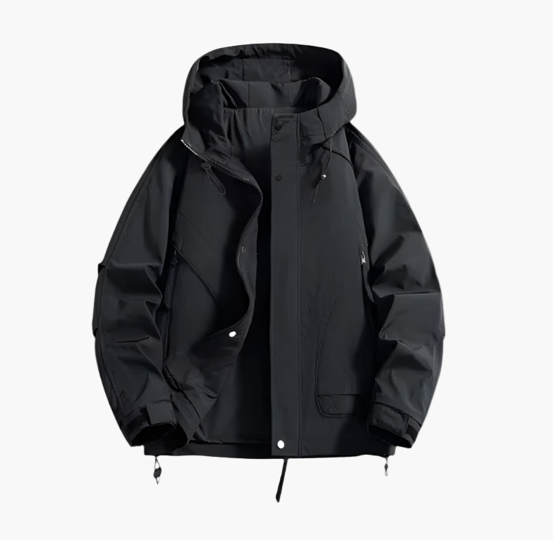 Heren Winddichte Outdoor Jas – Sportieve Waterdichte Windbreaker voor Avonturen en Dagelijks Gebruik