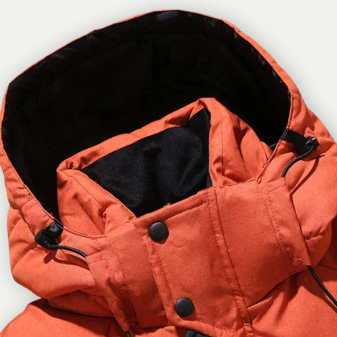 Heren Winterjas Gewatteerd – Sportief & Functioneel Outdoorjack voor Koude Dagen