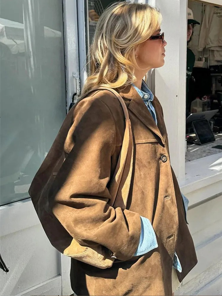 Dames Oversized Blazer Klassiek en Modieus voor Herfst en Winter