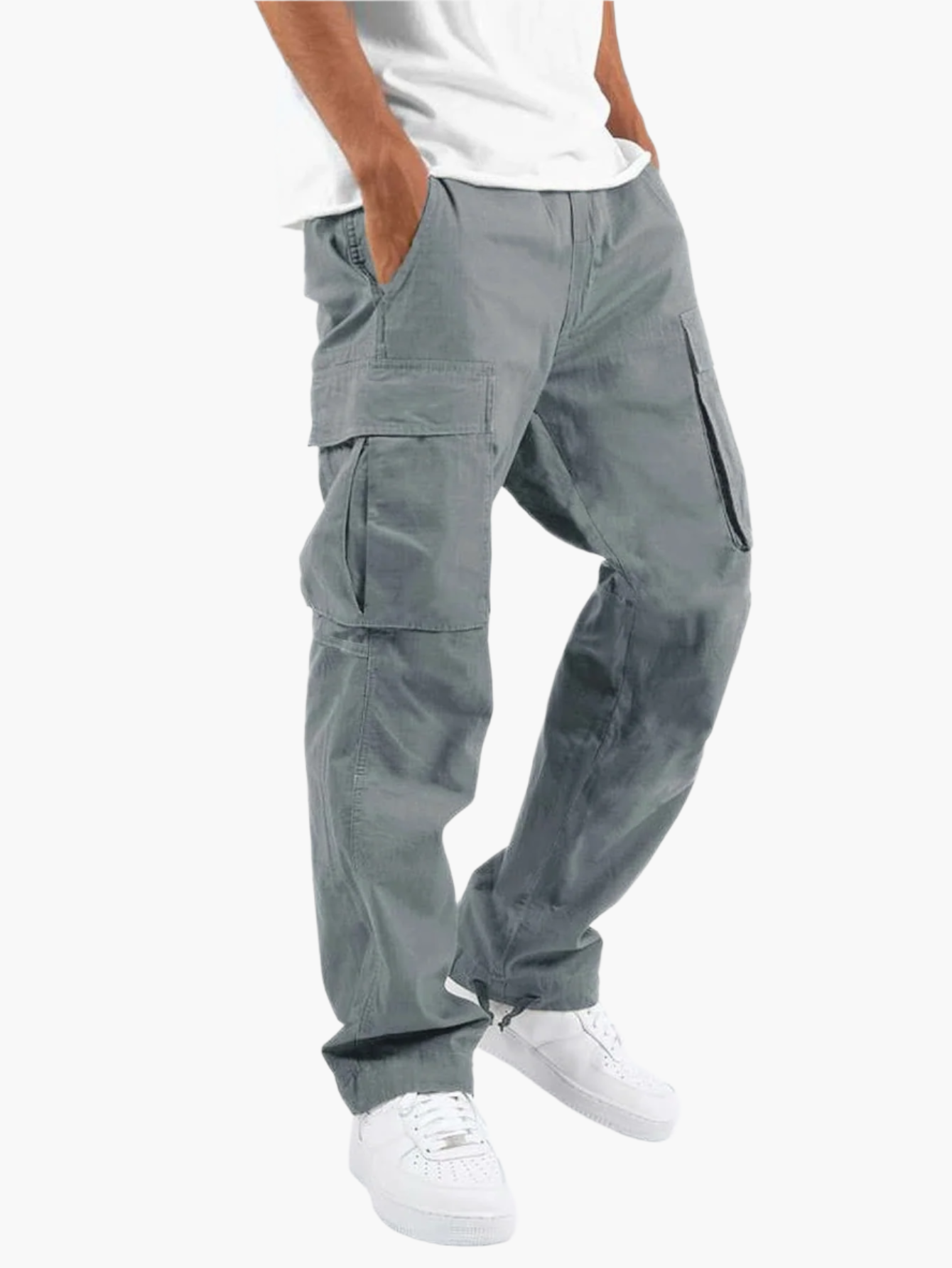 Heren Cargo Broek – Comfortabele Streetwear Stijl voor Dagelijks Gebruik