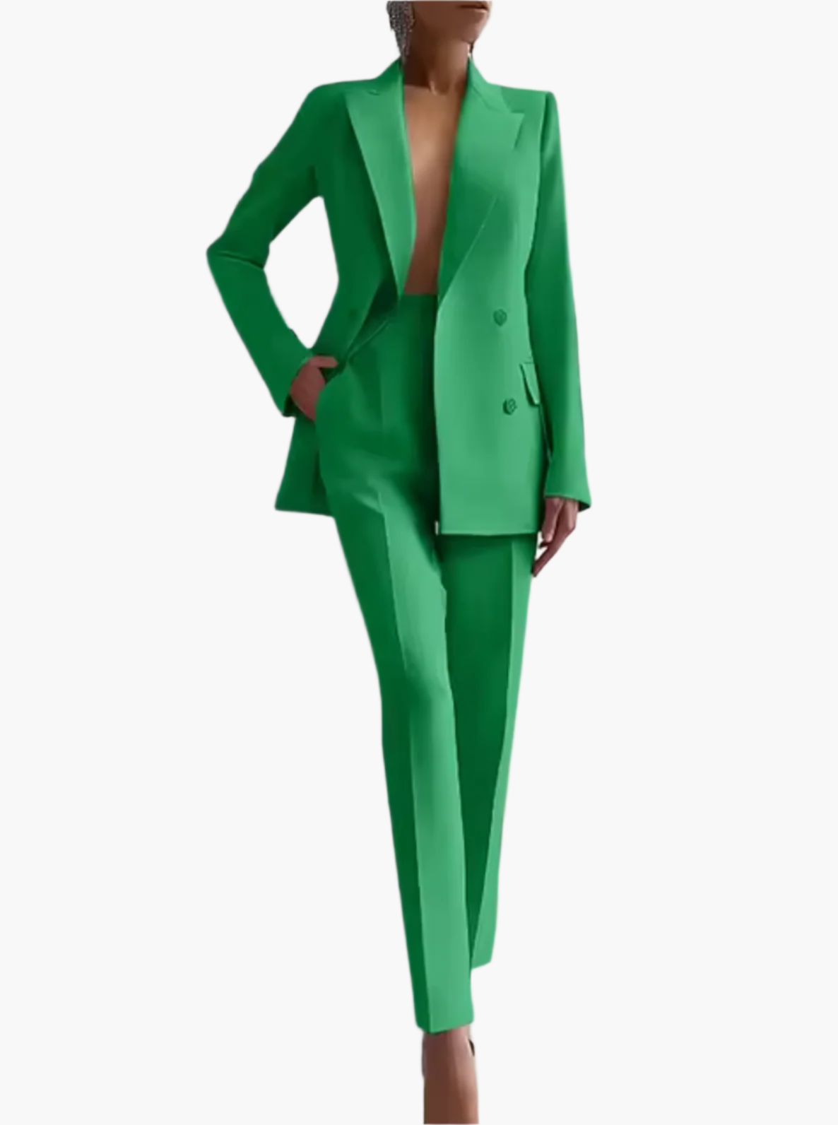 Dames Blazer Broekpak – Elegante Business Suit voor Kantoor en Feestelijke Gelegenheden