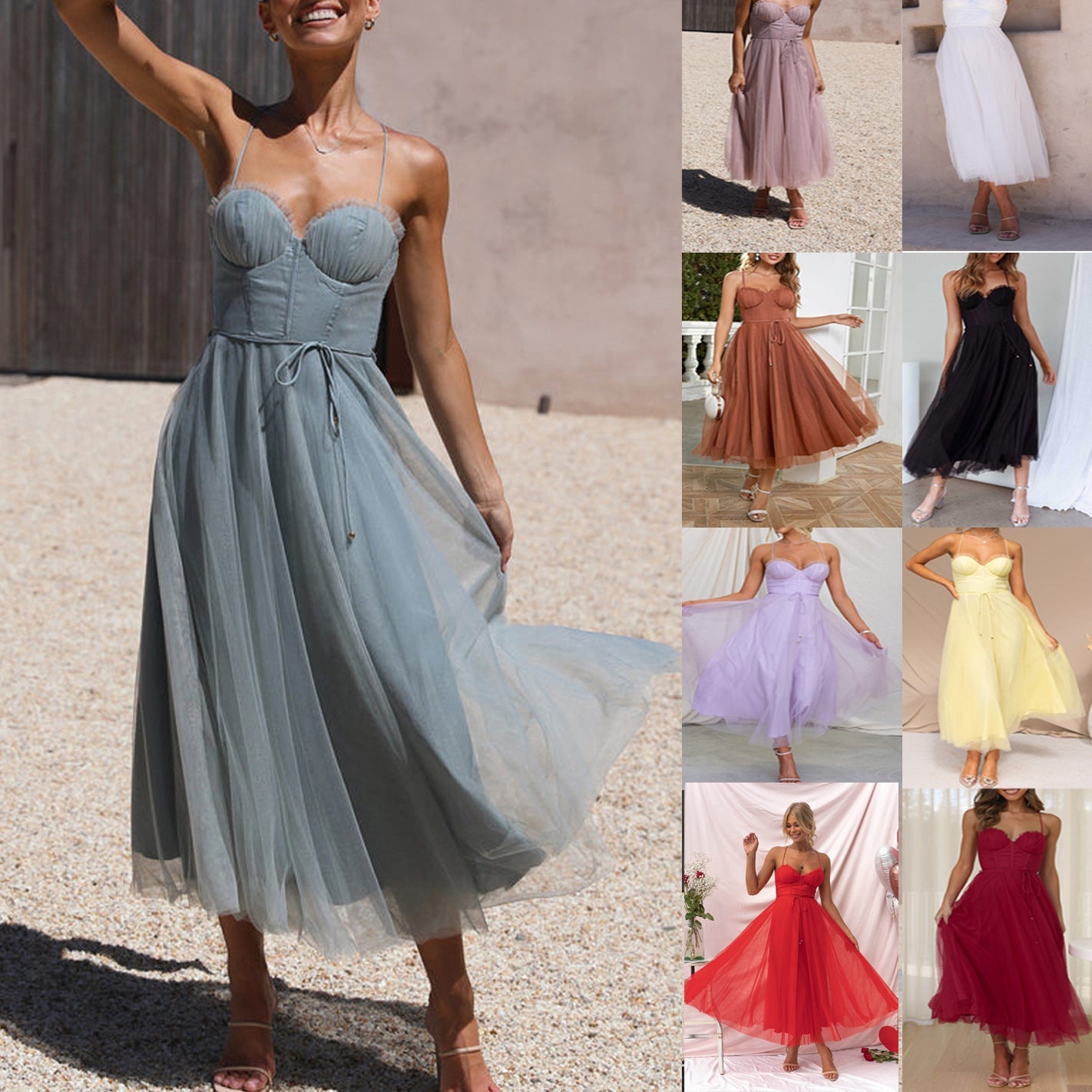Gillian – Casual Jurk met Meerdere Kleuren
