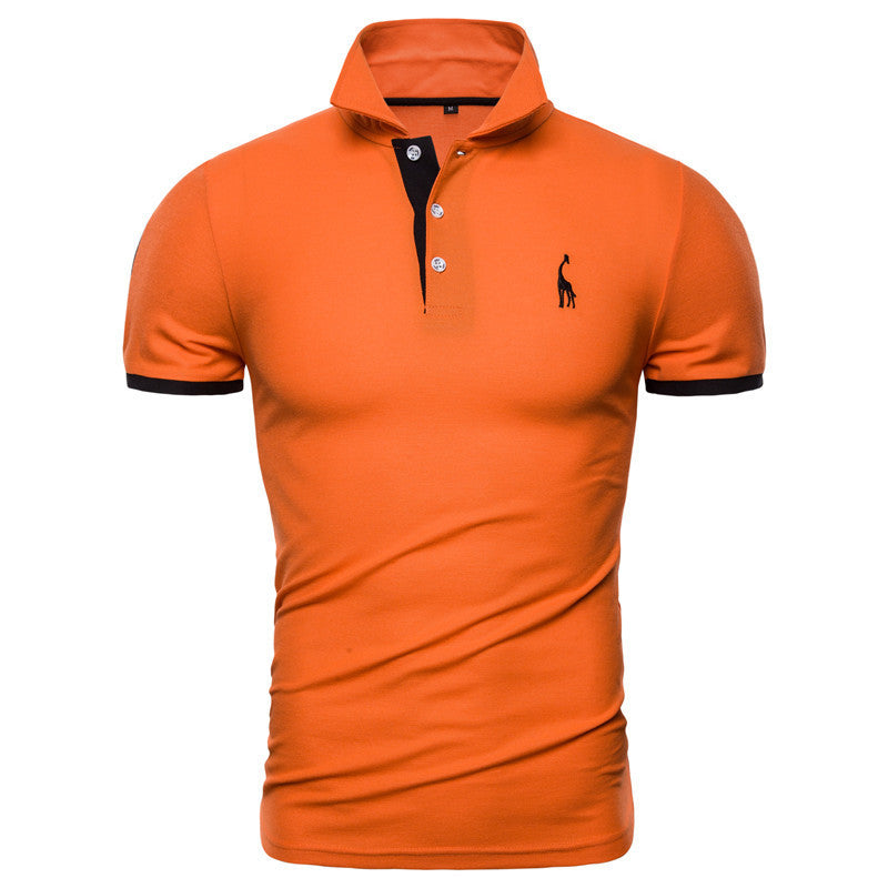 Dennis – Slim Fit Poloshirt met Sportieve Elegantie en Contrastdetails