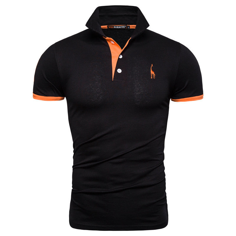 Dennis – Slim Fit Poloshirt met Sportieve Elegantie en Contrastdetails