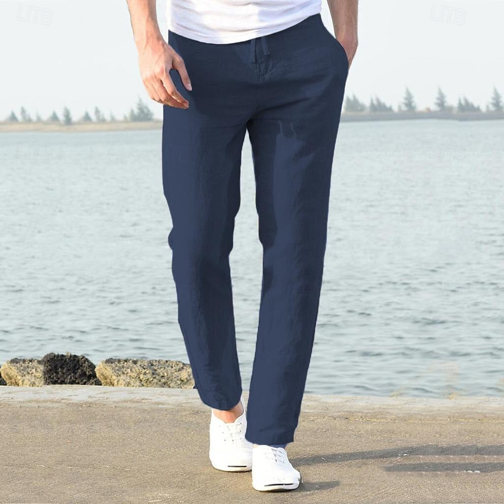 Heren Casual Zomerbroek met Relaxte Pasvorm – Perfect voor Vakantie of Vrije Tijd