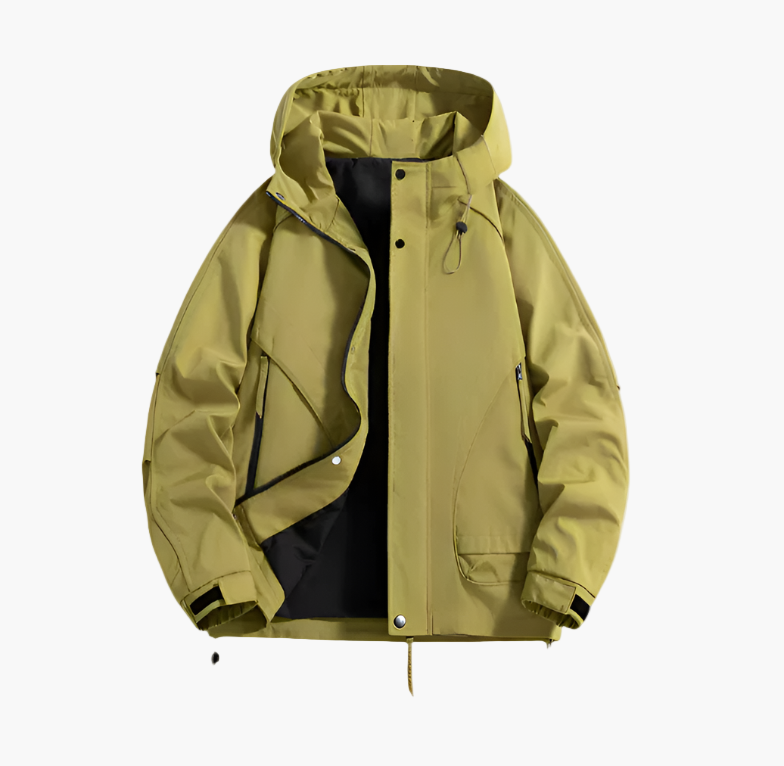 Heren Winddichte Outdoor Jas – Sportieve Waterdichte Windbreaker voor Avonturen en Dagelijks Gebruik