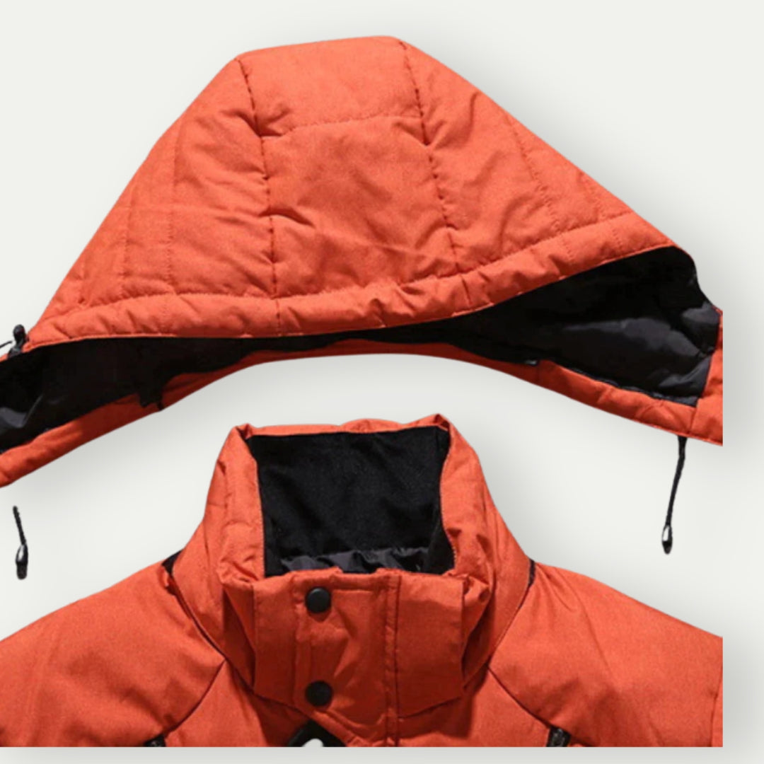 Heren Winterjas Gewatteerd – Sportief & Functioneel Outdoorjack voor Koude Dagen