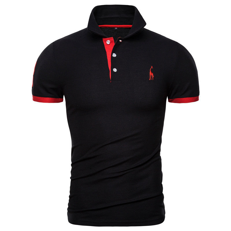 Dennis – Slim Fit Poloshirt met Sportieve Elegantie en Contrastdetails