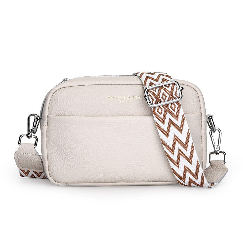 Dames crossbody schoudertas met brede band – Modieus en praktisch voor dagelijks gebruik