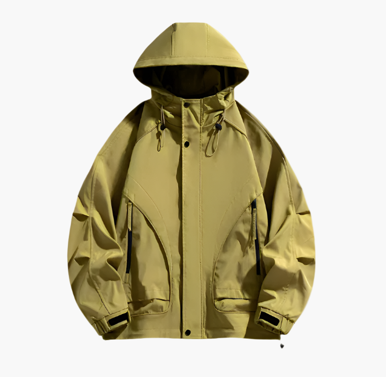 Heren Winddichte Outdoor Jas – Sportieve Waterdichte Windbreaker voor Avonturen en Dagelijks Gebruik
