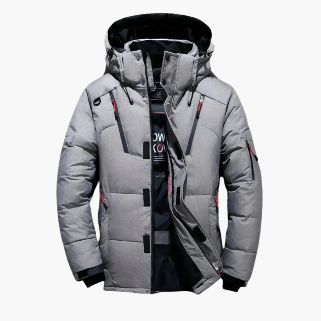 Heren Winterjas Gewatteerd – Sportief & Functioneel Outdoorjack voor Koude Dagen