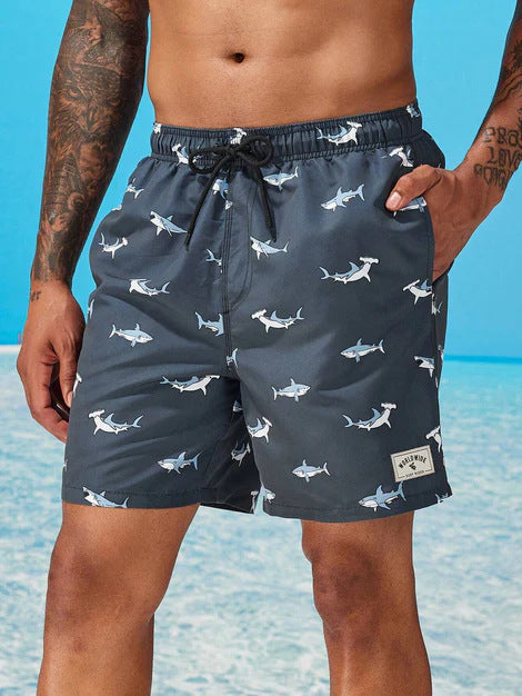 Heren Zwemshort met Streeppatroon – Comfortabele Strandshort voor Zomer en Vakantie