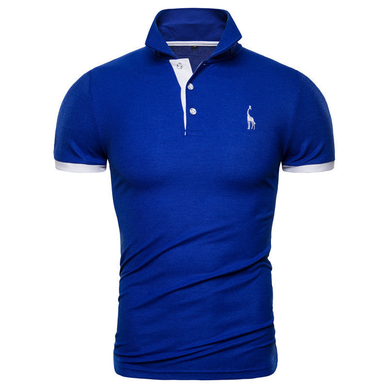 Dennis – Slim Fit Poloshirt met Sportieve Elegantie en Contrastdetails