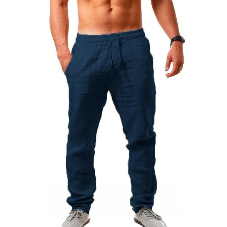 James – Ademend Linnen Vrijetijdsbroek voor Mannen