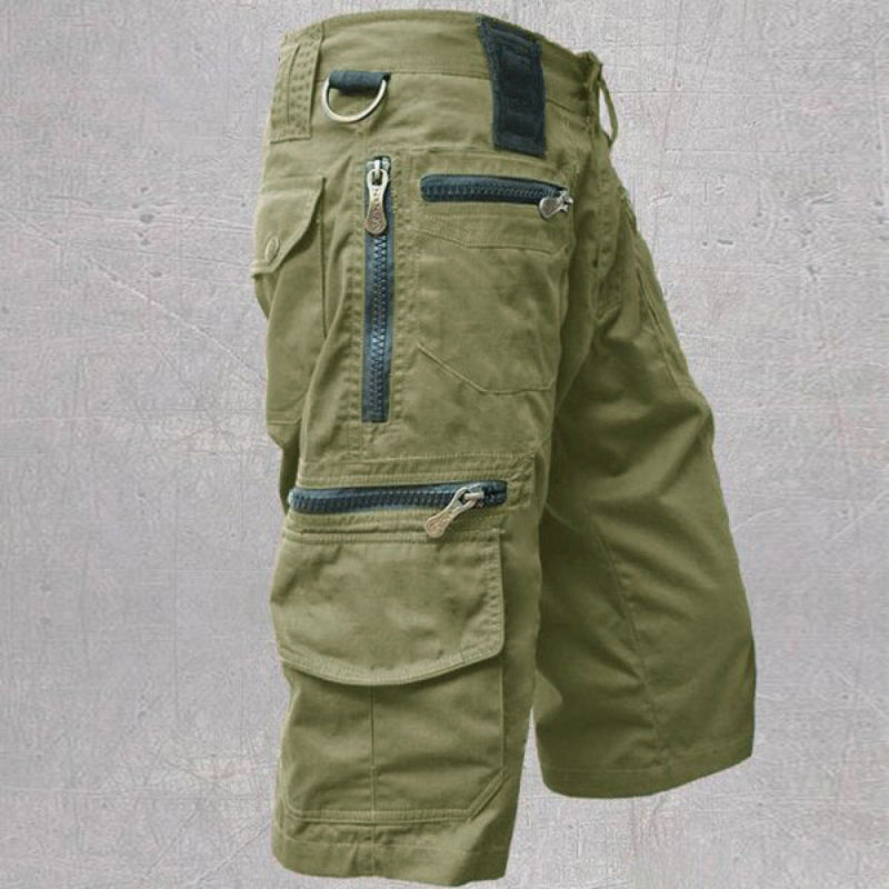 Heren Outdoor Cargo Korte Broek met Meerdere Zakken – Functioneel en Stoer voor Actieve Dagen