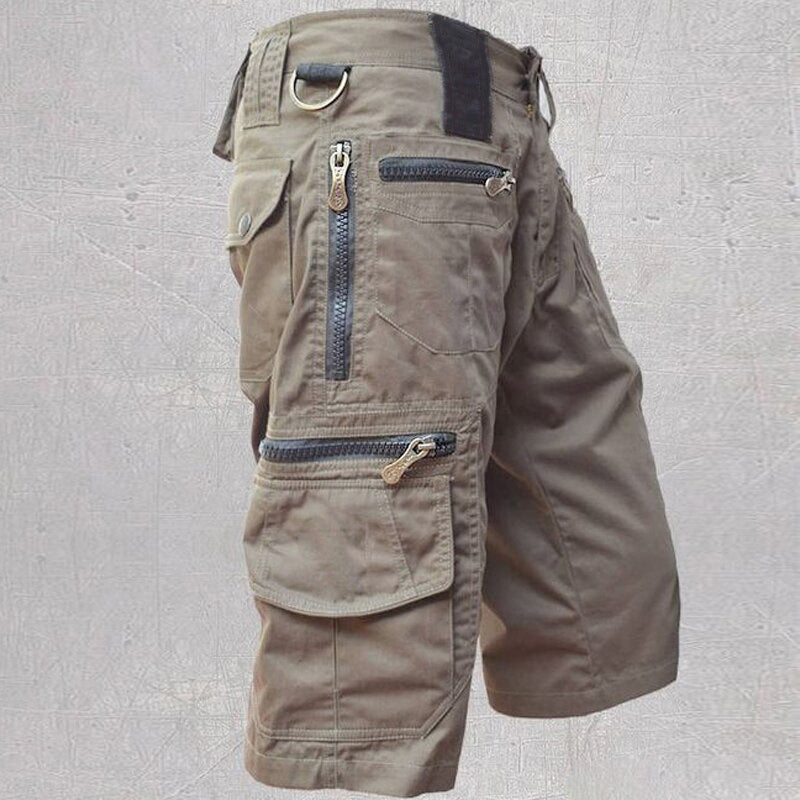 Heren Outdoor Cargo Korte Broek met Meerdere Zakken – Functioneel en Stoer voor Actieve Dagen